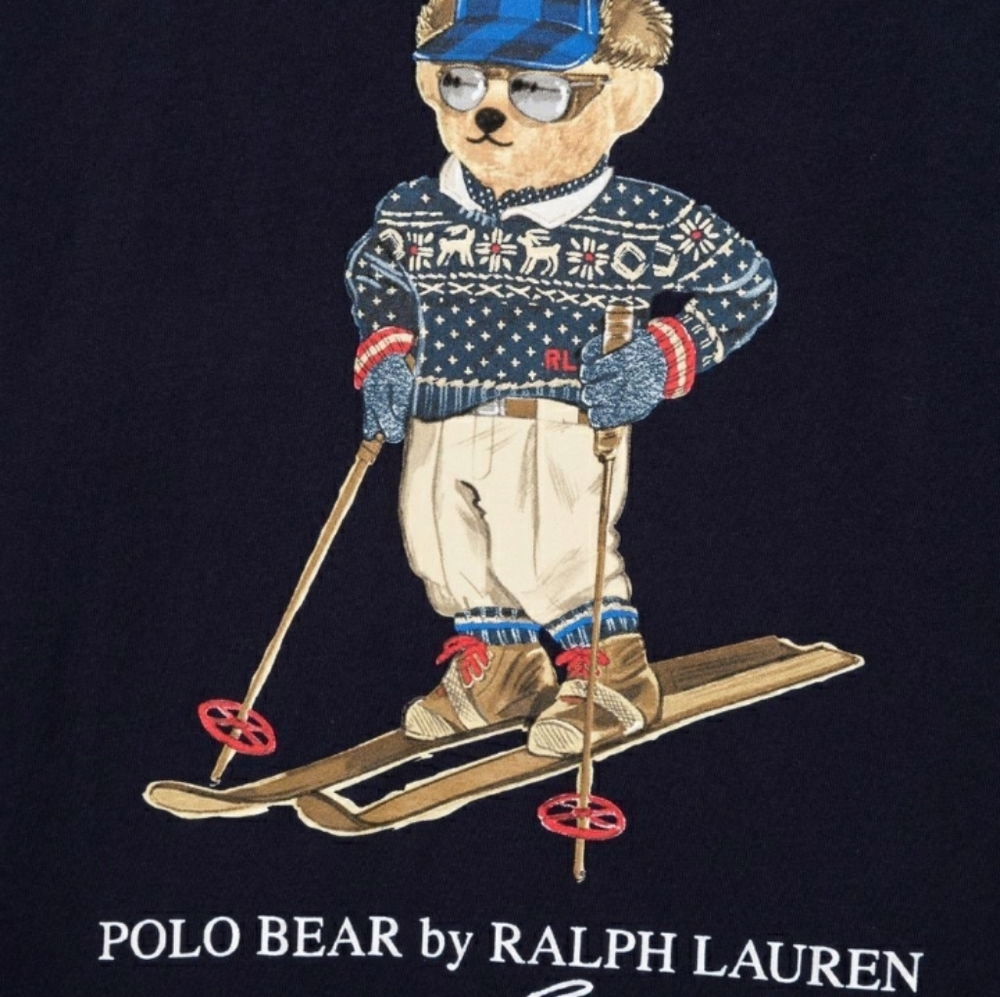 NWT Polo Ralph Lauren Boy's Classic  Long Sleeves T-shirt  - Navy - Picture 4 of 7
